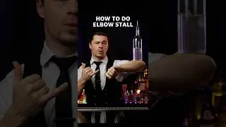 How to do &ldquo;Elbow stall&rdquo; bar trick #flairbartending