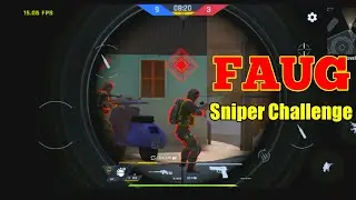 Faug tdm Sniper Gun Challenge 17 Kill