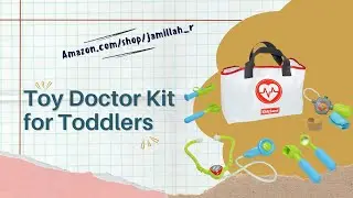 Kidzlane Doctor Kit Review | Pretend Play Medical Set for Toddlers