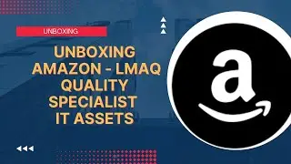 Unboxing Amazon Onbording Welcome kit for LMAQ Quality Specialist. IT Assets.#amazon #lmaq #Itassets