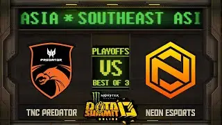 TNC vs Neon Game 1 - Monster Energy Dota Summit 13 Online SEA: Losers' Round 2 w/ Tsunami, GoDz
