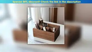New Arrival Black walnut multifunctional storage box Solid wood living room remote control desktop&bull;