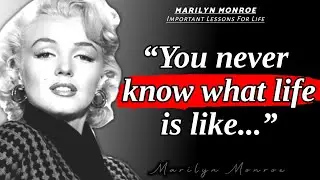 Merilyn Monroe Quotes&ndash;You Should Know Before Getting Old | Quotes For Inspiration | Merilyn Monroe