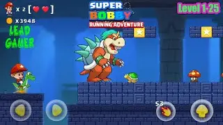 Super Bobby Bros Running Adventure Level 1-25   #games #gaming #gameplay