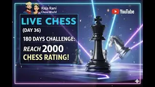 Day 36 || Late night streaming || Road to 2000 Rating || Play With Raja Rani Chess World