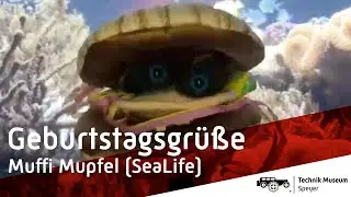 Geburtstagsgr&uuml;&szlig;e von Muffi Mupfel (SeaLife) | Technik Museum Speyer