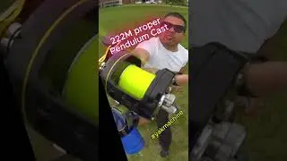 222M proper pendulum cast #zzeta reel #shorts #longcasting #surfcasting #fyp
