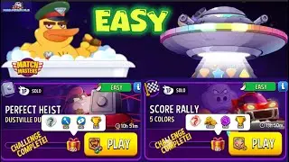 Match Masters Solo Challenge EASY Perfect Heist/Score Rally 5 colors 