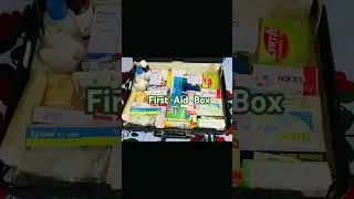 First aid box #medicine #emergency kit||first aid kit||medical emergencey ||help
