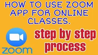 How to use zoom app for online classes