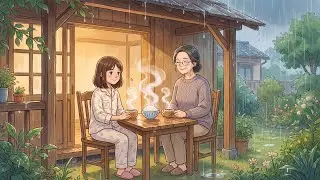 🌧️🍵 A Rainy Morning in My Childhood Kitchen | Cozy ASMR Story with Warm Rice & Steaming Tea