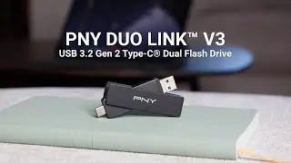 PNY - DUO LINK&trade; V3 USB 3.2 Gen 2 Type-C&reg; Dual Flash Drive