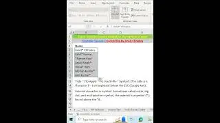 How To Remove Asterisk Characters In Excel?
