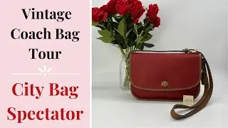 Vintage Coach Bag Tour | City Bag Spectator | Cristina Moda Vintage Shop