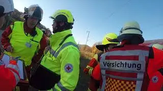 &Uuml;bung BRK Falkenbergtunnel Laufach