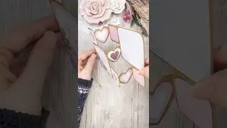 💗 Einfache DIY Valentinstags Karte #diy #kartenbasteln #valentinesgiftideas #handmadecraft