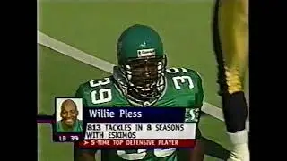 September 5, 1999 - CFL - Winnipeg Blue Bombers @ Saskatchewan Roughriders