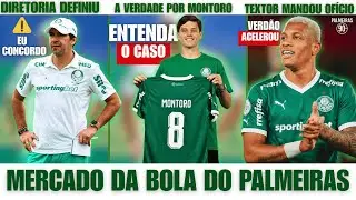 TEXTOR MANDOU OFÍCIO! DIRETORIA DO PALMEIRAS JÁ DEFINIU,  ABEL CONCORDOU! A VERDADE SOBRE MONTORO!