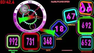999,999 years 99 Days 9 hours 9 minutes 9 seconds 999 ms 999  microseconds  timer  countdown alarm🔔