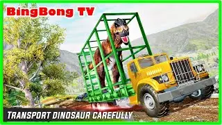 Dinosaur Transport Truck Simulator - Jurassic Dino Transport Truck | Best Android Gameplay
