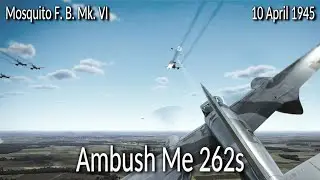 de Havilland Mosquito vs. Me 262s over Beckum | Cinematic WW2 Air Combat Missions
