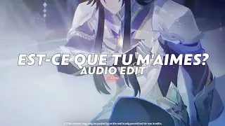 est-ce que tu m'aimes? (tiktok version/spedup) || gims [ edit audio ]