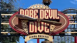 Dare Devil Dive Flying Machines ride @ Six Flags Fiesta Texas