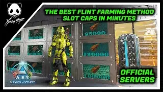 The Best Flint Farming Method - Slot Caps In Minutes | ARK: Survival Ascended