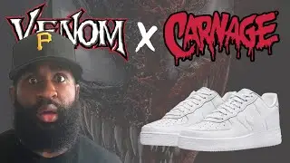 Custom AIR FORCE 1 (CARNAGE vs VENOM)