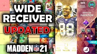 RANKING the BEST Wide Receivers in Madden 21 Ultimate Team (Tier List)