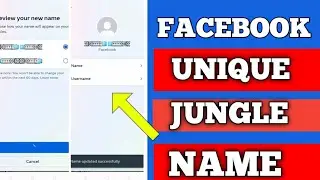 Facebook unique jungli name 2024 | Facebook unique jungli name Kase likha |#facebook