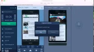 Capturing an image of the screen or the device - Remote TestKit