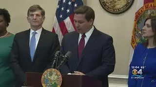 Florida Governor Ron DeSantis Holds Press Conference On Coronavirus