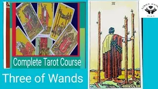 Tarot card  Three of Wands Complete understanding in  detail || #tarot|#tarotreadinghindi