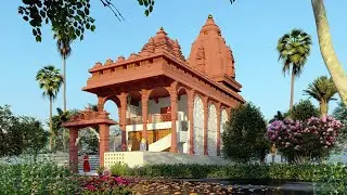 Iskcon Temple Animation