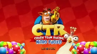 Crash Team Racing Nitro Fueled - Neon Circus Grand Prix Menu Screen