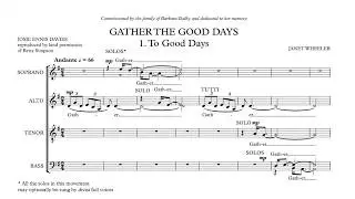 To Good Days - Janet Wheeler