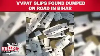 Bihar Election News | VVPAT Slips Found Dumped On Road In Bihar, Poll Official Suspended