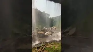 First Waterfall I Have Been Behind, Websters Falls, 72 feet #waterfall #websterfalls #canada #falls