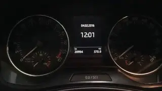 Skoda Fabia III (NJ) dial staging / Zeigerausschlag