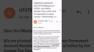 How To Open E Pan Card PDF Password #shorts #pancard #epancard