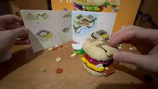 Hamburger Food Court Lego #sluban #lego #hamburger