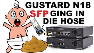 Gustard N18 und das SFP-Problem   #streaming #networkswitch #sfp