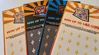 NEW TICKETS🔴 State 48 4x $5 Arizona Lottery Scratchers