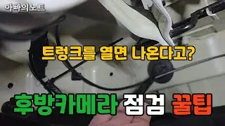 트렁크 열어야 나오는 후방카메라, 원인은 이거