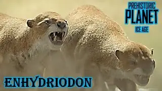 доисторическая планета Лед энгидриодон (гигантская сухопутная выдра) экранное время