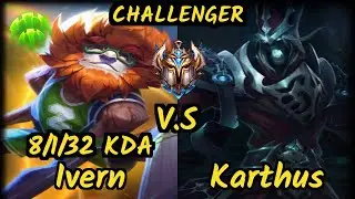 styllEE (IVERN) vs KARTHUS - 8/1/32 KDA JUNGLE CHALLENGER GAMEPLAY - EUW