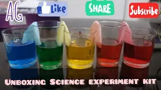 unboxing science experiment kit | aadhithyas gang | birthday gift | unboxing | science experiments