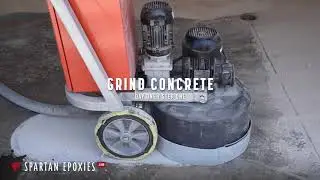 How to Prepare Concrete for Epoxy using a Diamond Grinder