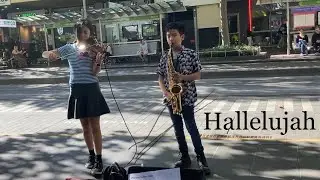 Hallelujah #music #busking #saxophone #talent